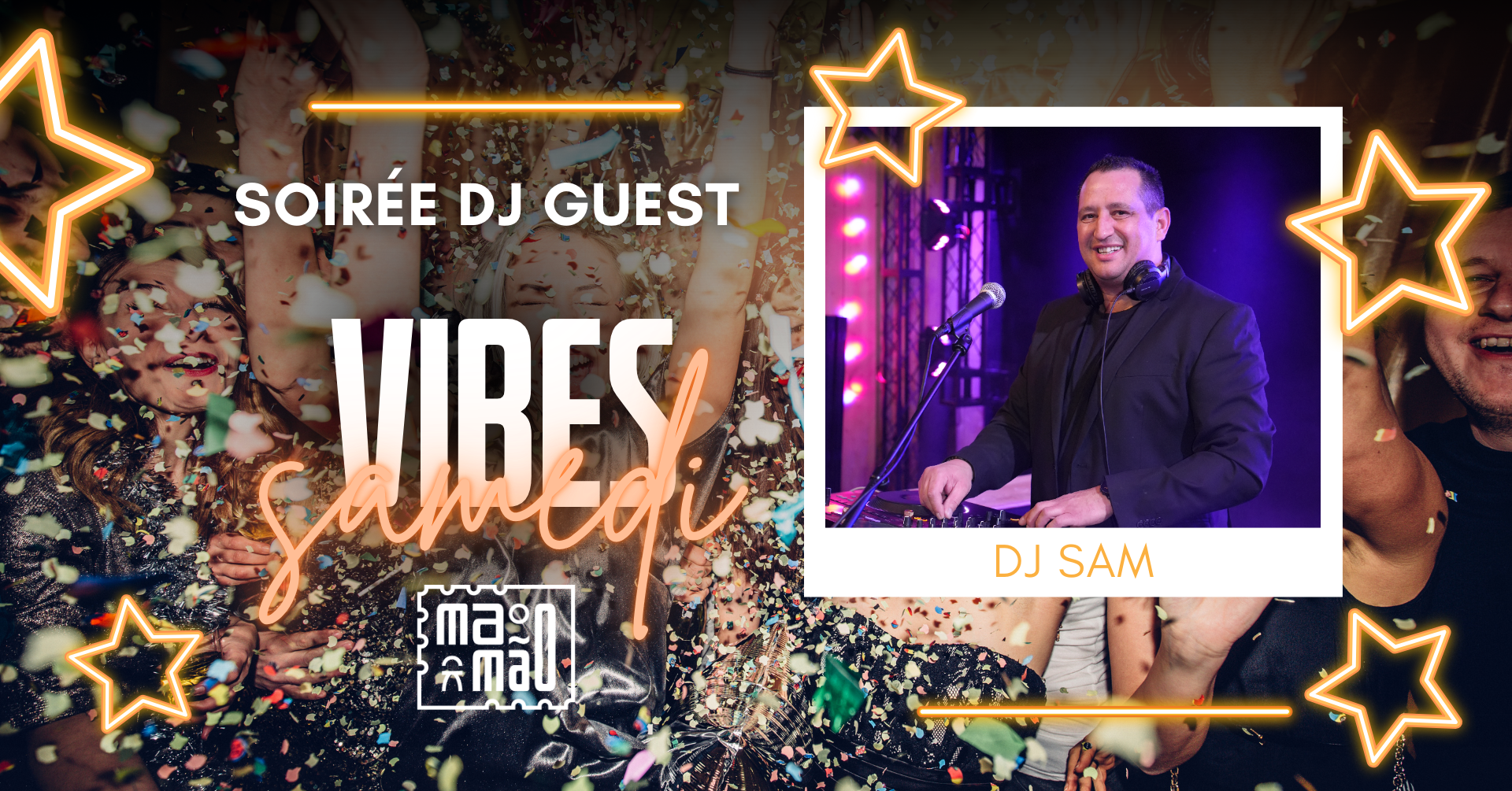 Samedi 27 septembre 2025 - Soirée Vibes Dj Merci