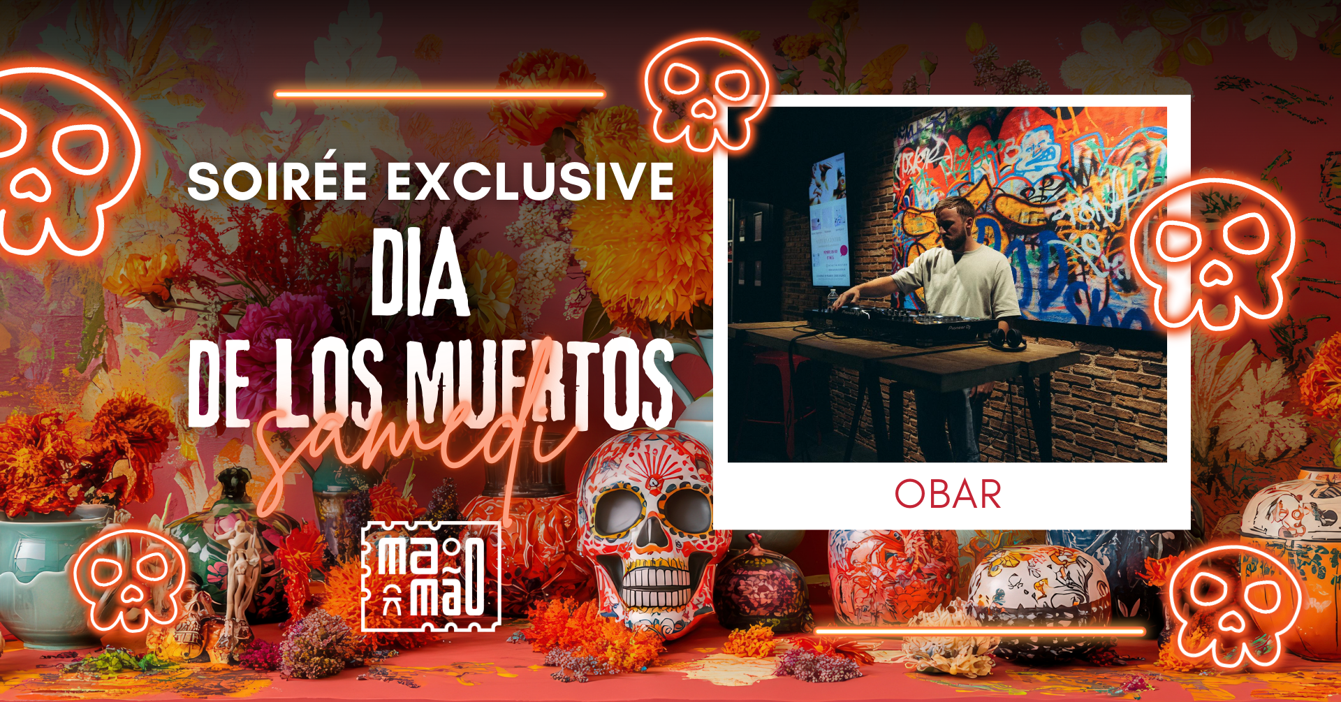 1er novembre 2025 - Soirée Dia de los muertos
