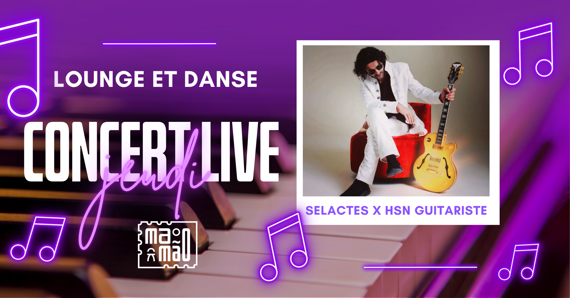 30 octobre 2025 - Soirée Concert Live