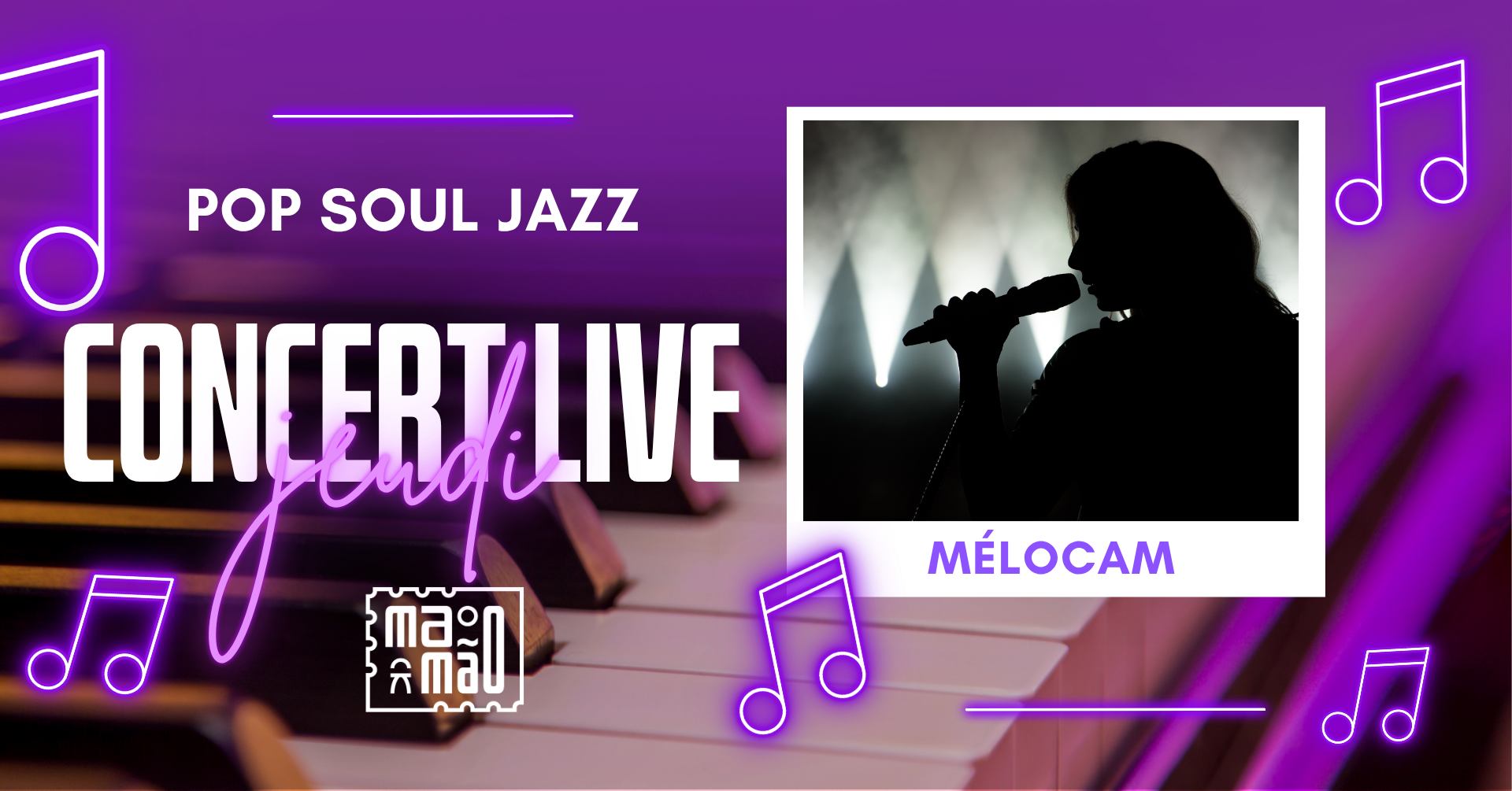 23 octobre 2025 - Soirée Concert Live