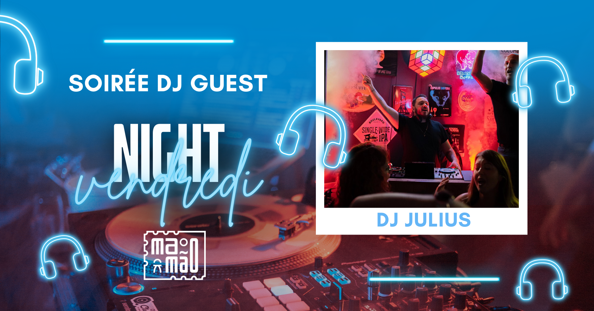 6 mars 2026 - Soirée DJ GUEST