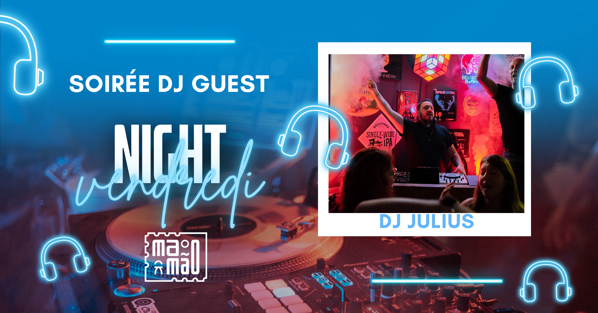 1 mai 2026 - Soirée DJ Guest
